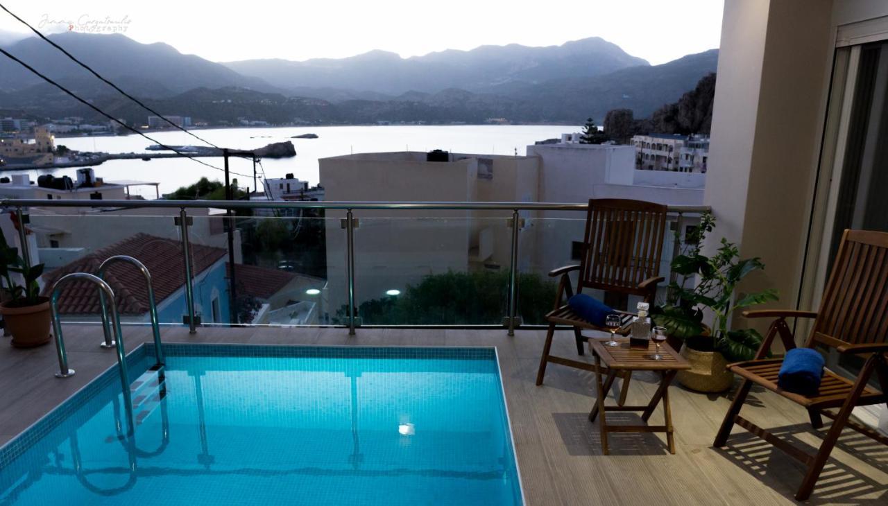 Sunset Brand New Luxury Apt With Pool & Sea View Kárpathos Eksteriør billede